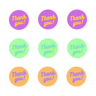 Thank you sticker pack T-Shirt