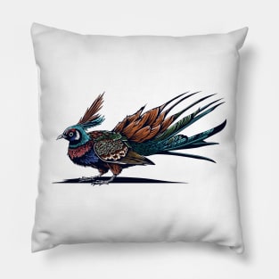 Exotic Bird Colorful Beautiful Pillow