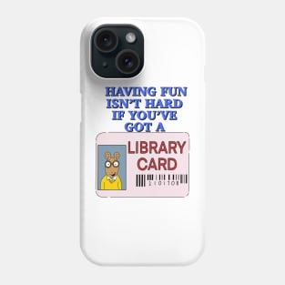 Library Card Phone Case