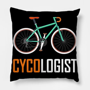 Cycologist Bike Gift Pillow