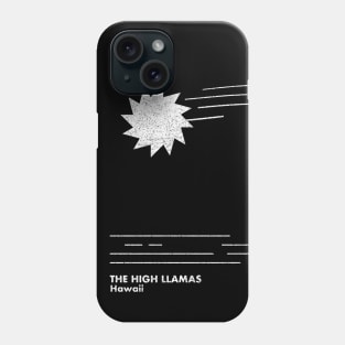 The High Llamas / Hawaii / Minimal Style Graphic Design Phone Case