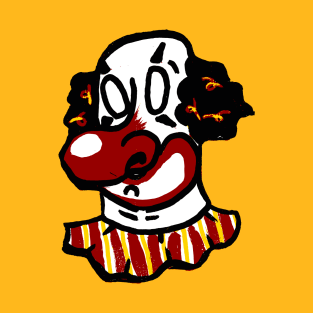 Bald Stripey Clown T-Shirt