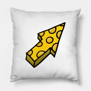 Cheesy Arrow Pillow