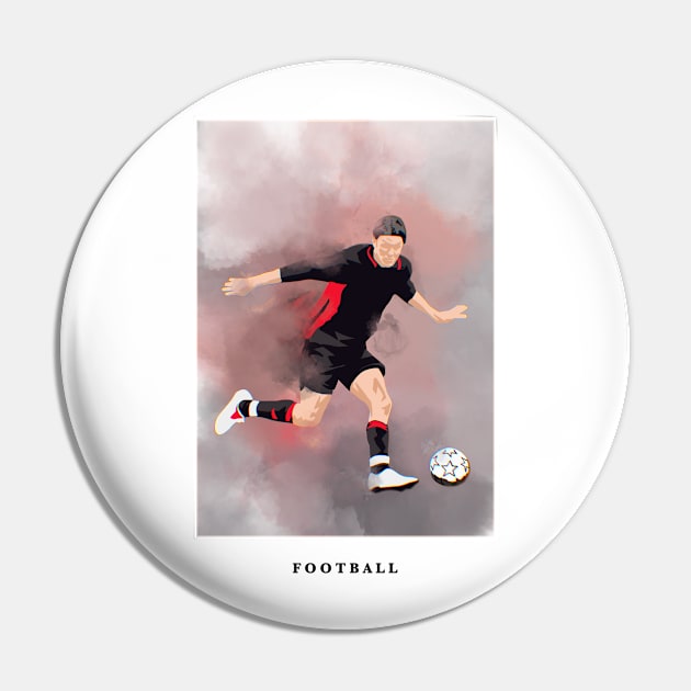 football Pin by Mousely 