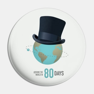 Around the World in 80 Days Pin