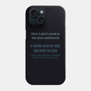 Revelation 3:20 Phone Case