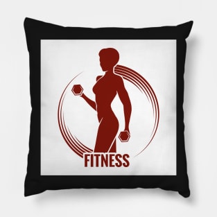 Fitness Logo Pillow