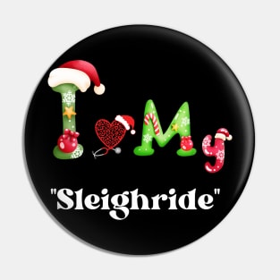 Xmas with "Sleighride" Pin