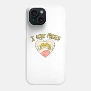 I love frogs Phone Case