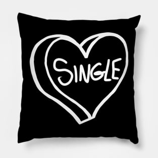 Single Black And White Pillow