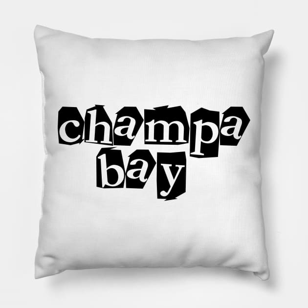 champa bay! Pillow by Toad House Pixels