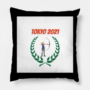 Archery Tokyo 2021 Olympics Pillow