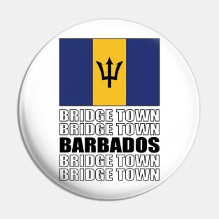 Flag of Barbados Pin