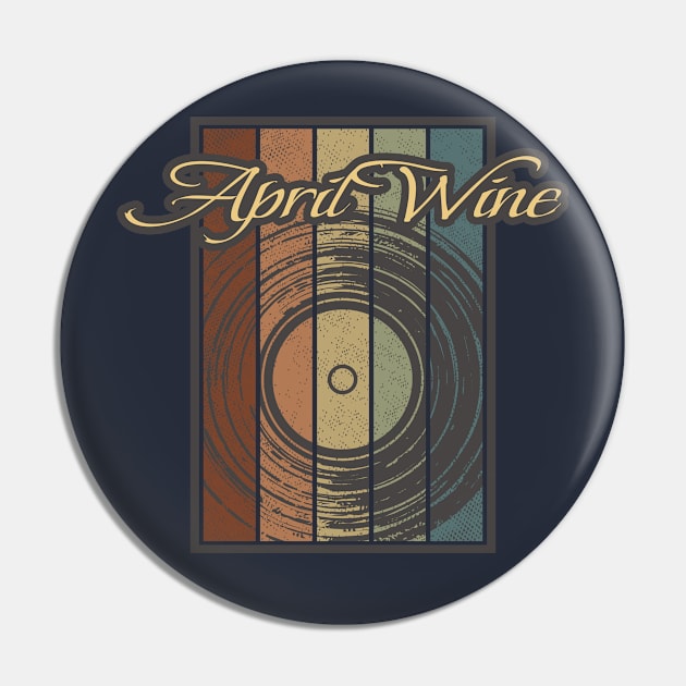 April Wine Vynil Silhouette Pin by North Tight Rope