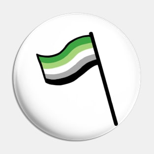 Aro Flag Pin