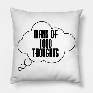 Mann of 1000 clouds Pillow