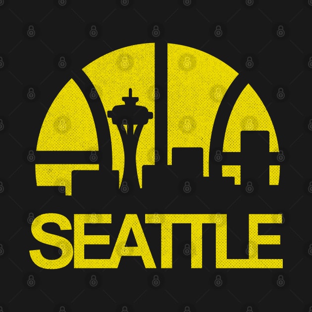 Iconic Seattle Supersonics Skyline by LocalZonly