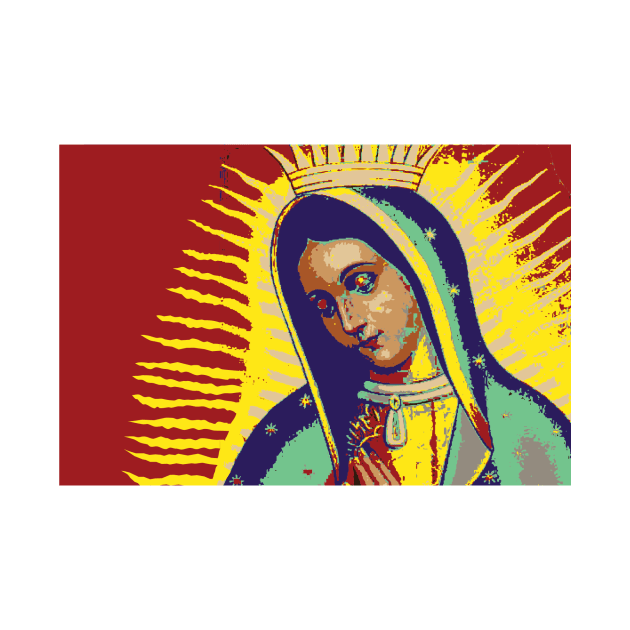 Modern Virgin of Guadalupe by Work for Justice