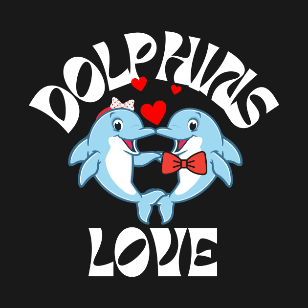 Cute Dolphin Couple Loves Each Other by mkhriesat