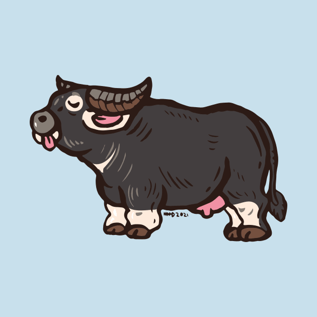 Fat buffalo by nokhookdesign