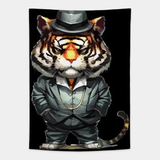 Cute Kawaii gangster  Tiger Tapestry
