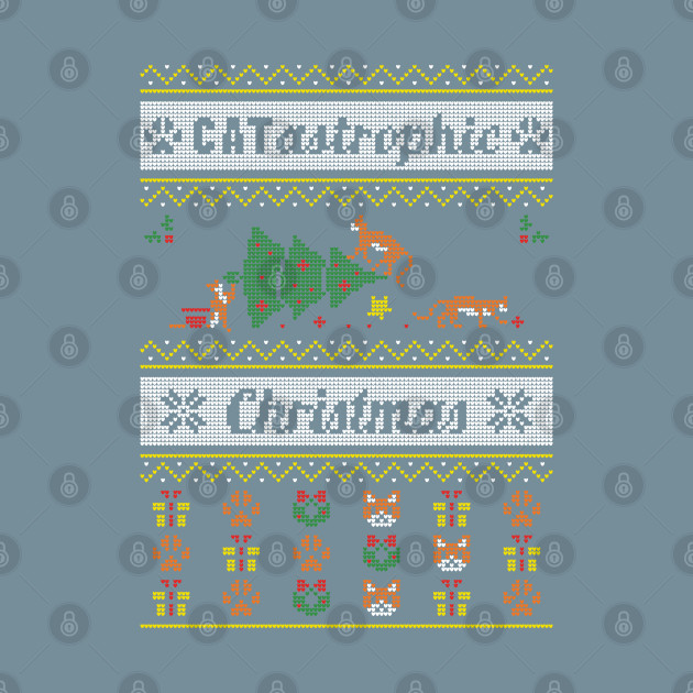 Disover CATastrophic Christmas - Christmas Cat - T-Shirt