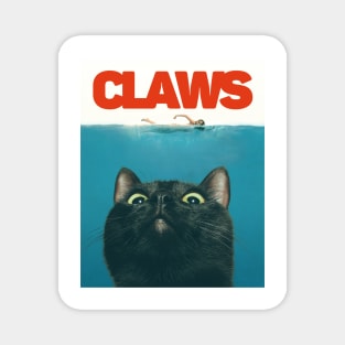 Claws Cat - Jaws Parody T Magnet