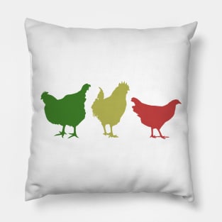 'Vintage Chicken Art' Amazing Bird Lover Gift Pillow