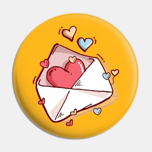 Valentine Day! Love Letter Pin