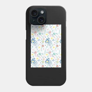 happy flowers Phone Case