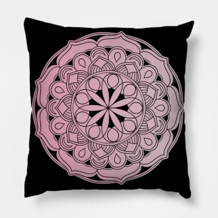 Pink Snowflake Pillow