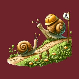 Snail Crossing T-Shirt