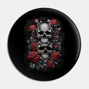 Dark skull Pin