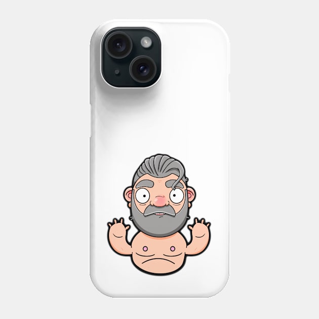 Hot Silver Daddy Phone Case by LoveBurty