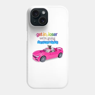 Get In Loser Raccoon Possum Meme Phone Case