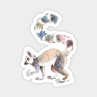 Splotchy Lemur Magnet