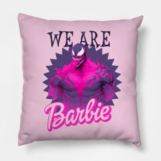 We are Barbie | Barbie x Oppenheimer | Barbenheimer parody Pillow