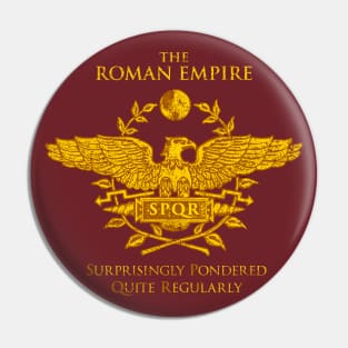 The Roman Empire SPQR Pin