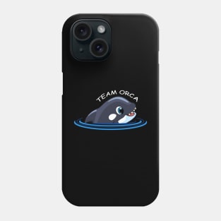 Team Orca - Whale Orcas Sea Ocean Retro Sunset Phone Case