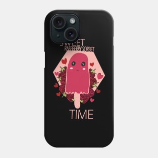 Raspberry sorbet Kawaii Sweet Raspberry Sorbet Time Phone Case