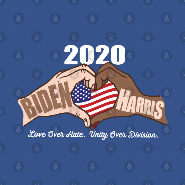 Biden Harris 2020 Hands In Heart Shape - Biden - T-Shirt