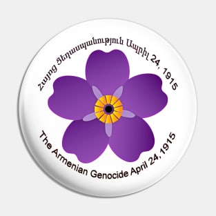 Armenian Forget Me Not  FLower Pin