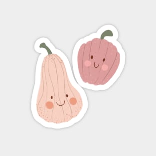 Pink Pumpkin Cuties Magnet