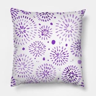 Abstract watercolor sparkles – ultra Violet Pillow