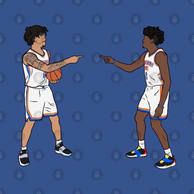 Jaylin Williams and Jalen Williams Twins