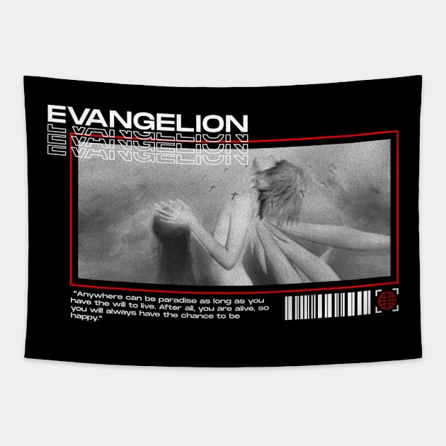 Evangelion Tapestry by Sayan Graphic