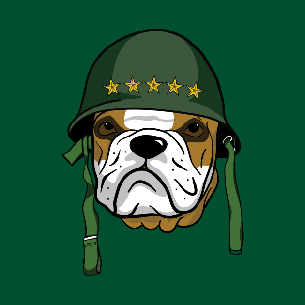 Pitbull Bulldog Army by Print Cartel