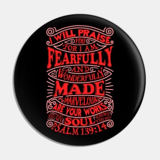 Psalm 139:14 Pin