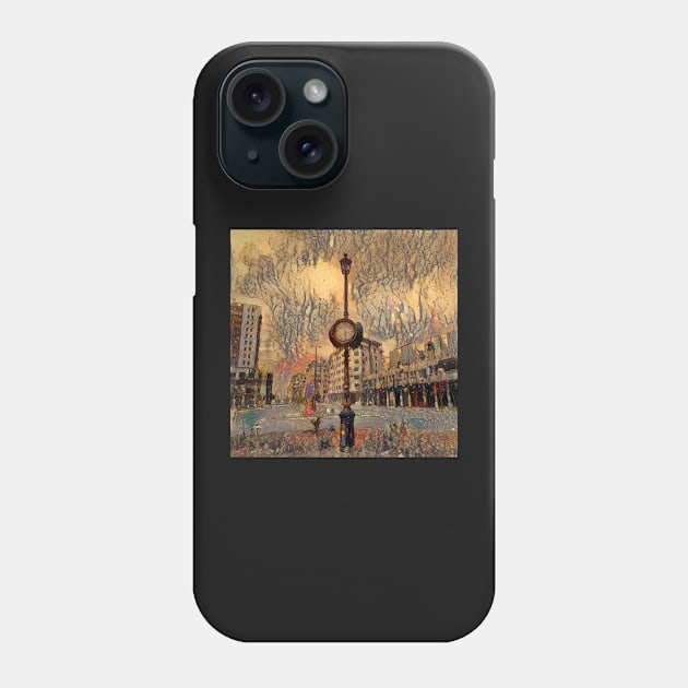 Old Clock Tower of Homs - Cortes ساعة حمص القديمة Phone Case by Homsalgia