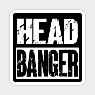 Head Banger Metal Music Fan Magnet